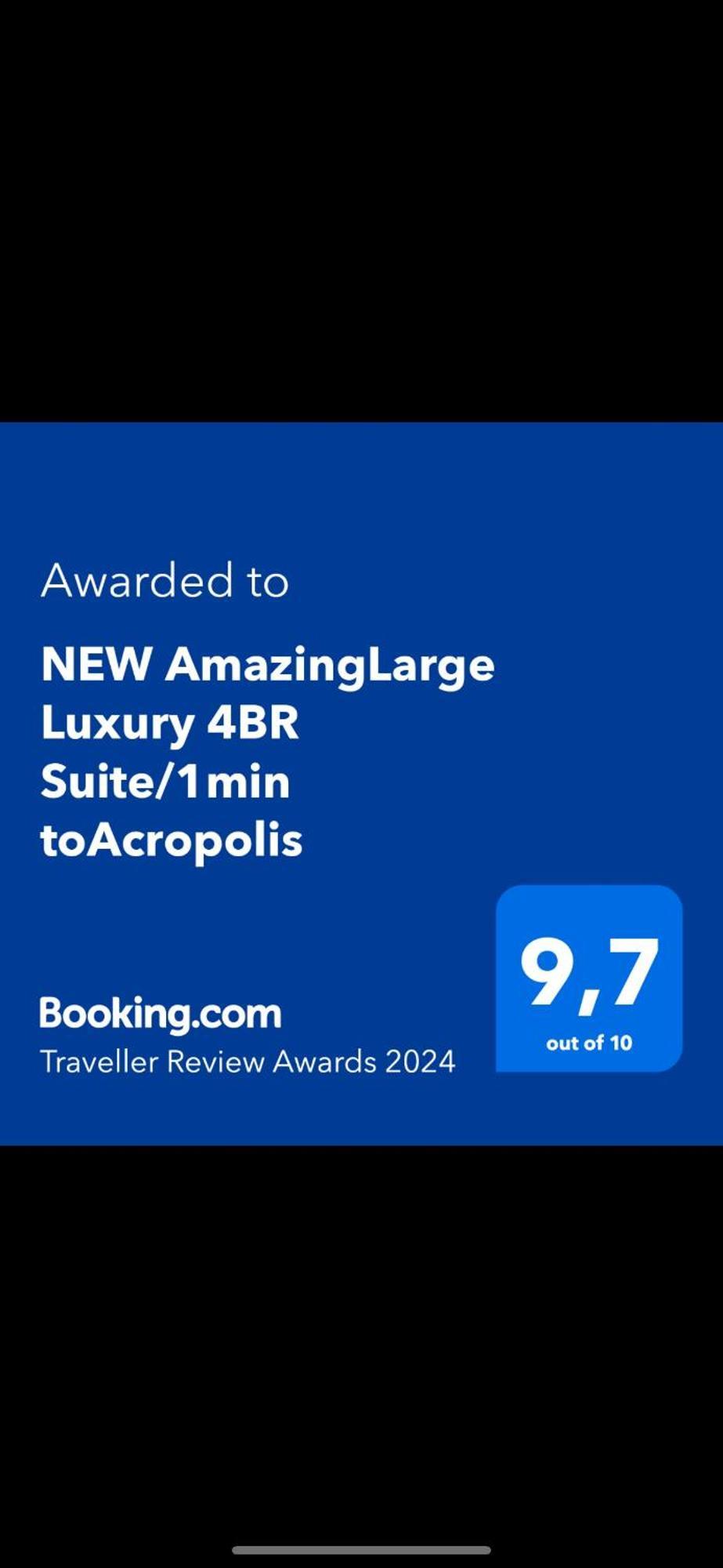 New Amazinglarge Luxury 4Br Suite/1Min Toacropolis Atenas Exterior foto
